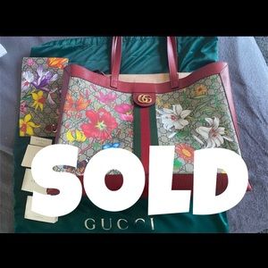 GUCCI ophidia supreme floral tote